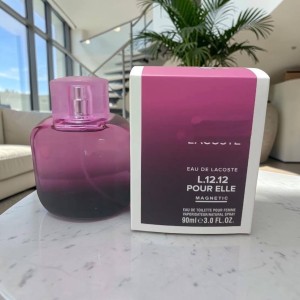Туалетна вода жіноча Lacoste Eau De L.12.12 Pour Elle Magnetic, 90 мл